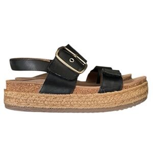 AETREX Vania Sandals Women Size 7 Black Orthopedic Shoes